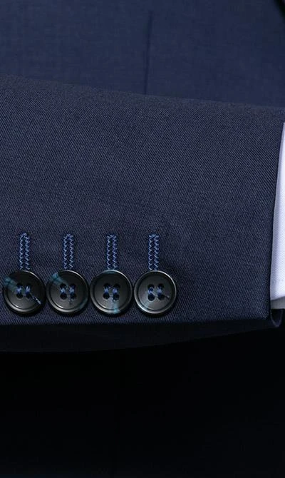 Carl Gross Anzug 70-060N0/323022+332023/63 Modern Fit, Schurwolle, Dunkelblau, Marine 6 Carl Gross Anzug 70-060N0/323022+332023/63 Modern Fit, Schurwolle, Dunkelblau, Marine – Bild 4