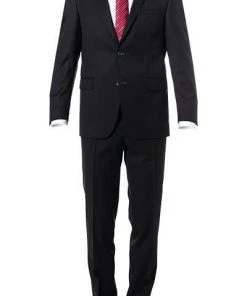 Carl Gross Anzug 70-060N0/323022+332023/90 Modern Fit, Schurwolle, Schwarz