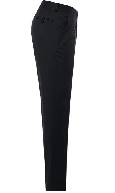 Carl Gross Anzug 70-060N0/323022+332023/90 Modern Fit, Schurwolle, Schwarz 10 Carl Gross Anzug 70-060N0/323022+332023/90 Modern Fit, Schurwolle, Schwarz – Bild 8
