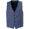 CINQUE Weste Cipuletti-W 2690-2106/65 Super Slim, Schurwoll-Stretch, Blau kariert, Dunkelblau