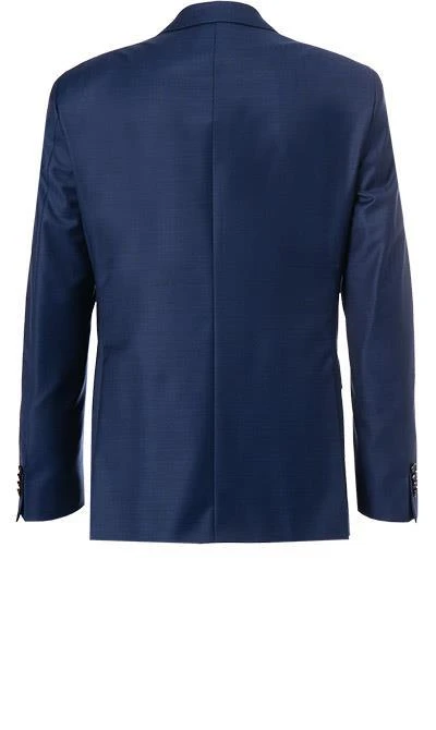 EDUARD DRESSLER Anzug 00510/6B01+3B25/45 Shaped Fit, Schurwolle Super140, Dunkelblau meliert, Dunkelblau 5 EDUARD DRESSLER Anzug 00510/6B01+3B25/45 Shaped Fit, Schurwolle Super140, Dunkelblau meliert, Dunkelblau – Bild 3