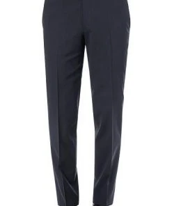 HILTL Hose Piacenza 23206/34600/40 Contemporary Fit, Schurwolle waschbar, Dunkelblau, Nachtblau