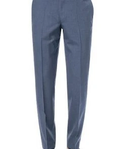 HILTL Hose Piacenza 33349/34600/47 Contemporary Fit, Schurwolle waschbar, Rauchblau, Dunkelblau