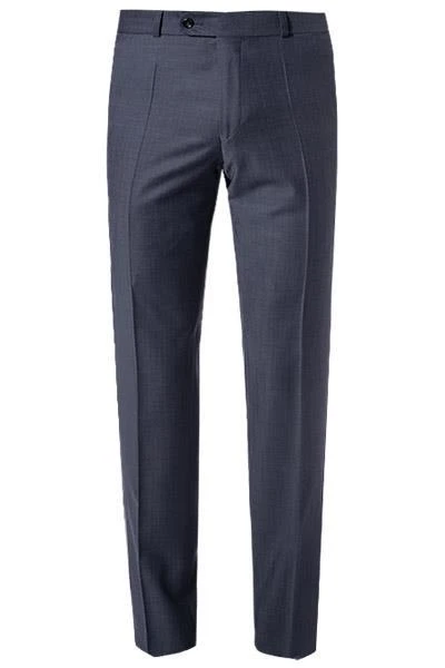 Carl Gross Hose Sascha 70-060N0/332023/61 Modern Fit, Schurwolle, Blau, Stahlblau 4 Carl Gross Hose Sascha 70-060N0/332023/61 Modern Fit, Schurwolle, Blau, Stahlblau – Bild 2