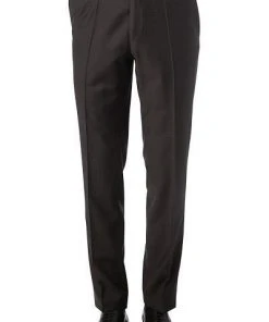 Carl Gross Hose Sascha 70-060N0/332023/72 Modern Fit, Schurwolle, Dunkelbraun, Braun