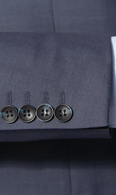 Carl Gross Anzug 70-060N0/323022+332023/61 Modern Fit, Schurwolle, Blau, Stahlblau 6 Carl Gross Anzug 70-060N0/323022+332023/61 Modern Fit, Schurwolle, Blau, Stahlblau – Bild 4