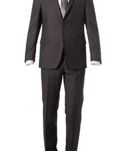 Carl Gross Anzug 70-060N0/323022+332023/72 Modern Fit, Schurwolle, Dunkelbraun, Braun