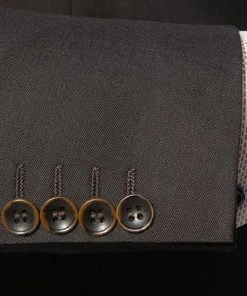 Carl Gross Anzug 70-060N0/323022+332023+343113/72 Anzug mit Weste, Modern Fit, Schurwolle, Dunkelbraun, Braun -Anzüge & Westen Verkäufe 312724 norm5