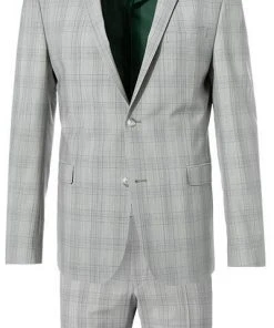 Strellson Anzug Cale-Madden 30015974+75/045 Extra Slim Fit, Schurwolle, Graugrün kariert, Grau -Anzüge & Westen Verkäufe 313784 norm2