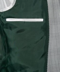 Strellson Anzug Cale-Madden 30015974+75/045 Extra Slim Fit, Schurwolle, Graugrün kariert, Grau -Anzüge & Westen Verkäufe 313784 norm6