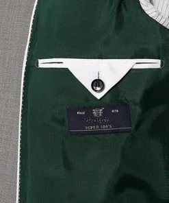 Strellson Anzug Aban/Manver 30015351+30015352/275 Anzug Aban-Manver, Slim Fit, Schurwolle Super120, Grau meliert, Beige -Anzüge & Westen Verkäufe 314595 norm5