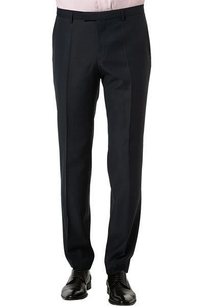 BOSS Hose Lenon 50410140/402 Regular Fit, Schurwolle, Dunkelblau meliert, Dunkelblau 3 BOSS Hose Lenon 50410140/402 Regular Fit, Schurwolle, Dunkelblau meliert, Dunkelblau