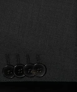 BOSS Anzug Jeckson/Lenon 50410126+50410140/001 Anzug Jeckson-Lenon, Regular Fit, Schurwolle, Schwarz meliert, Schwarz -Anzüge & Westen Verkäufe 315945 norm4