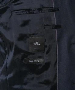 BOSS Anzug Jeckson/Lenon 50410126+50410140/402 Anzug Jeckson-Lenon, Regular Fit, Schurwolle, Nachtblau meliert, Dunkelblau -Anzüge & Westen Verkäufe 315976 norm6