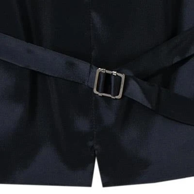 BOSS Weste Huge 50409255/480 Schurwolle REDA, Dunkelblau, Blau 5 BOSS Weste Huge 50409255/480 Schurwolle REDA, Dunkelblau, Blau – Bild 3