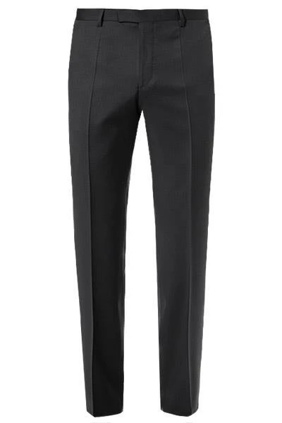 BOSS Hose Lenon 50409254/001 Regular Fit, Schurwolle REDA, Schwarz 4 BOSS Hose Lenon 50409254/001 Regular Fit, Schurwolle REDA, Schwarz – Bild 2