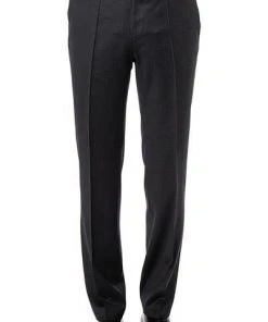 BOSS Hose Lenon 50409254/021 Regular Fit, Schurwolle REDA, Anthrazit meliert, Dunkelgrau