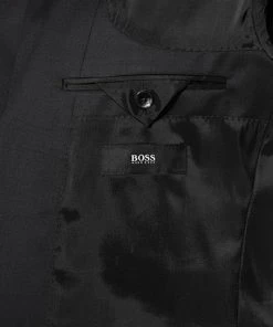 BOSS Anzug Huge/Lenon 50408828+9254/001 Anzug Huge-Lenon, Slim Fit, Schurwolle REDA, Schwarz -Anzüge & Westen Verkäufe 316054 norm5
