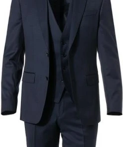 BOSS Anzug Huge/Lenon 50408828+9254+9255/480 Anzug Huge-Lenon , Slim Fit, Schurwolle REDA, Dunkelblau, Blau -Anzüge & Westen Verkäufe 316057 norm2