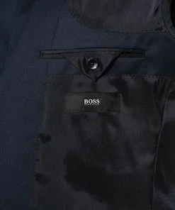BOSS Anzug Huge/Lenon 50408828+9254+9255/480 Anzug Huge-Lenon , Slim Fit, Schurwolle REDA, Dunkelblau, Blau -Anzüge & Westen Verkäufe 316057 norm6
