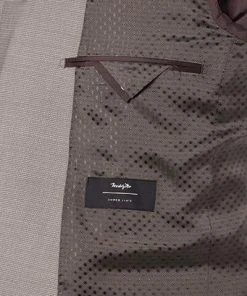 Carl Gross Anzug 60-045N1/323022+23/71 Modern Fit, Schurwolle Super110, Cappuccino -Anzüge & Westen Verkäufe 316224 norm5