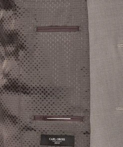 Carl Gross Anzug 60-045N1/323022+23/71 Modern Fit, Schurwolle Super110, Cappuccino -Anzüge & Westen Verkäufe 316224 norm6