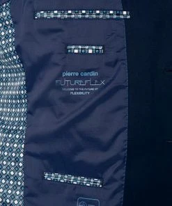 Pierre Cardin Anzug 62211+72137/810/75201/3000 Slim Fit, Baumwoll-Stretch halbgefüttert, Navy, Marine -Anzüge & Westen Verkäufe 316251 norm6