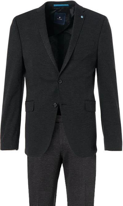 Pierre Cardin Anzug 62211+72137/810/75281/2100 Slim Fit, Jersey halbgefüttert, Anthrazit meliert, Anthrazit 5 Pierre Cardin Anzug 62211+72137/810/75281/2100 Slim Fit, Jersey halbgefüttert, Anthrazit meliert, Anthrazit – Bild 3