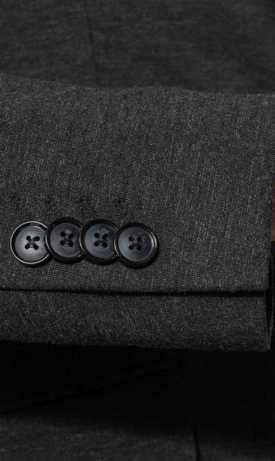 Pierre Cardin Anzug 62211+72137/810/75281/2100 Slim Fit, Jersey halbgefüttert, Anthrazit meliert, Anthrazit 7 Pierre Cardin Anzug 62211+72137/810/75281/2100 Slim Fit, Jersey halbgefüttert, Anthrazit meliert, Anthrazit – Bild 5