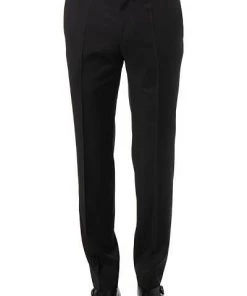 BOSS Hose Genius 50408837/001 Slim Fit, Schurwolle REDA, Schwarz