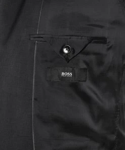 BOSS Anzug Jeckson/Genius 50409253+50408837/001 Anzug Jeckson-Genius, Regular Fit, Schurwolle REDA, Schwarz -Anzüge & Westen Verkäufe 316318 norm5