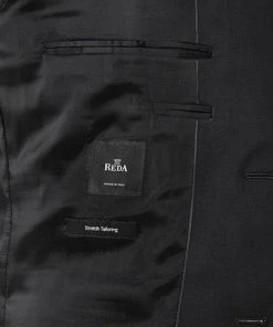 BOSS Anzug Jeckson/Genius 50409253+50408837/001 Anzug Jeckson-Genius, Regular Fit, Schurwolle REDA, Schwarz -Anzüge & Westen Verkäufe 316318 norm6