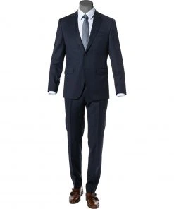 BOSS Anzug Jeckson/Genius 50409253+50408837/480 Anzug Jeckson-Genius, Regular Fit, Schurwolle REDA, Dunkelblau, Blau