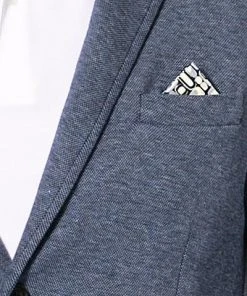 Mason's Anzug 2GC3340/JT104N+9BF2R4940/JT104N/012 Jersey, Jeansblau meliert, Blau -Anzüge & Westen Verkäufe 316506 norm4