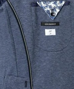 Mason's Anzug 2GC3340/JT104N+9BF2R4940/JT104N/012 Jersey, Jeansblau meliert, Blau -Anzüge & Westen Verkäufe 316506 norm6