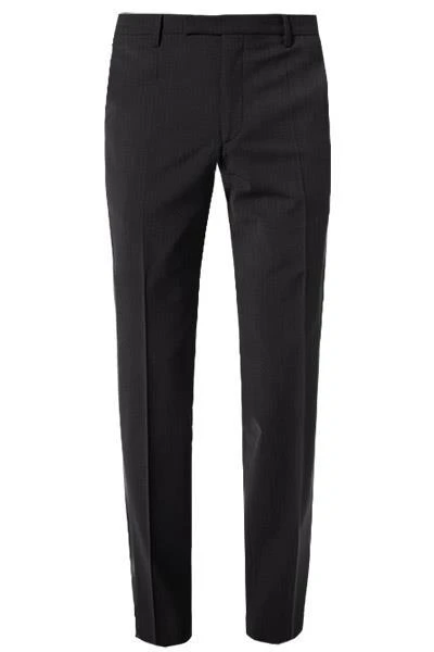 Pierre Cardin Hose Dupont 72240/850/55811/2000 Regular Fit, Schurwolle, Schwarz meliert, Schwarz 4 Pierre Cardin Hose Dupont 72240/850/55811/2000 Regular Fit, Schurwolle, Schwarz meliert, Schwarz – Bild 2