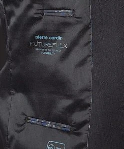 Pierre Cardin Anzug 52261+72240/850/55811/2000 Regular Fit, Schurwoll-Stretch Futureflex, Schwarz meliert, Schwarz -Anzüge & Westen Verkäufe 322407 norm6