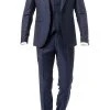 CG Anzug 80-138N1/424012+441043+430013/63 Anzug mit Weste, Slim Fit, Schurwolle, Saphirblau, Blau-schwarz -Anzüge & Westen Verkäufe 323755 norm