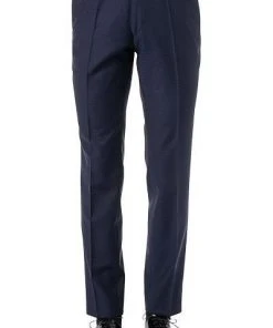 CG Hose Pascal 80-138N1/430013/63 Slim Fit, Schurwolle, Blau-schwarz gemustert, Blau-schwarz