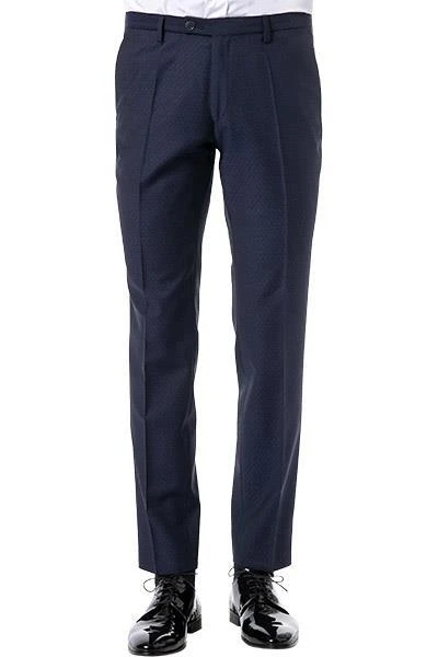 CG Hose Pascal 80-138N1/430013/63 Slim Fit, Schurwolle, Blau-schwarz gemustert, Blau-schwarz 3 CG Hose Pascal 80-138N1/430013/63 Slim Fit, Schurwolle, Blau-schwarz gemustert, Blau-schwarz