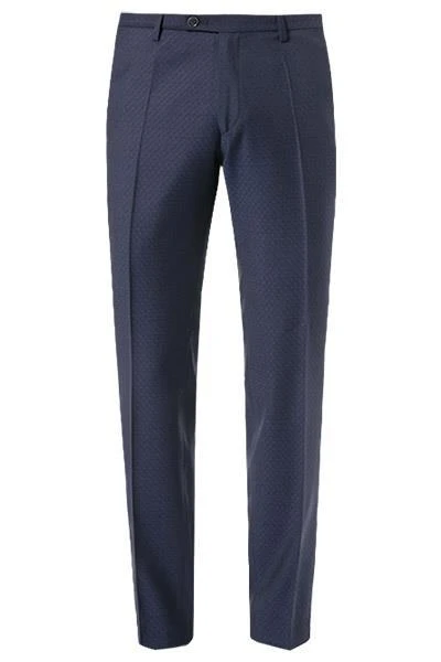 CG Hose Pascal 80-138N1/430013/63 Slim Fit, Schurwolle, Blau-schwarz gemustert, Blau-schwarz 4 CG Hose Pascal 80-138N1/430013/63 Slim Fit, Schurwolle, Blau-schwarz gemustert, Blau-schwarz – Bild 2