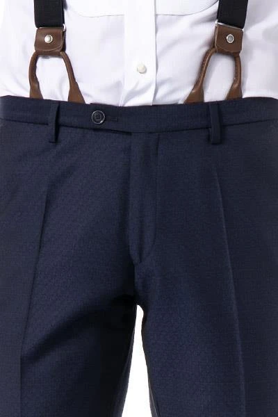 CG Hose Pascal 80-138N1/430013/63 Slim Fit, Schurwolle, Blau-schwarz gemustert, Blau-schwarz 6 CG Hose Pascal 80-138N1/430013/63 Slim Fit, Schurwolle, Blau-schwarz gemustert, Blau-schwarz – Bild 4