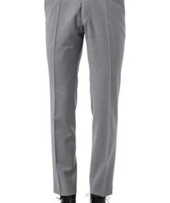 CG Hose Pascal 80-140S0/430013/81 Slim Fit, Schurwolle, Grau meliert, Hellgrau