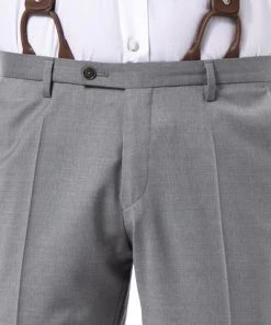 CG Hose Pascal 80-140S0/430013/81 Slim Fit, Schurwolle, Grau meliert, Hellgrau -Anzüge & Westen Verkäufe 323770 norm4