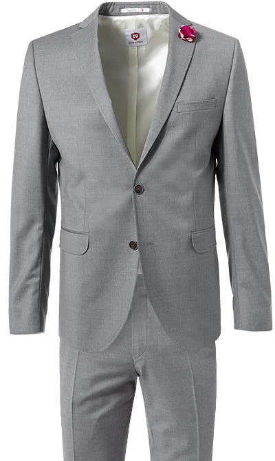 CG Anzug 80-140S0/424002+430013/81 Slim Fit, Schurwolle, Hellgrau meliert, Hellgrau 5 CG Anzug 80-140S0/424002+430013/81 Slim Fit, Schurwolle, Hellgrau meliert, Hellgrau – Bild 3