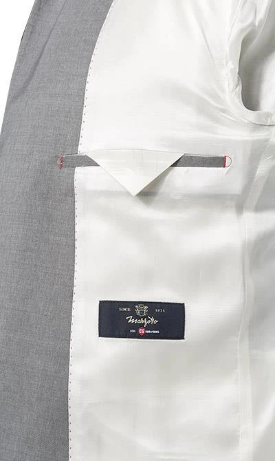 CG Anzug 80-140S0/424002+430013/81 Slim Fit, Schurwolle, Hellgrau meliert, Hellgrau 8 CG Anzug 80-140S0/424002+430013/81 Slim Fit, Schurwolle, Hellgrau meliert, Hellgrau – Bild 6