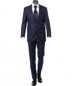 Wilvorst Anzug nachtblau 481103/32/13881/724/1 Wolle