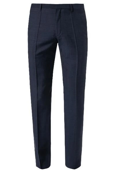 ROY ROBSON Hose S01050341295400/A401 Slim Fit, Schurwolle, Dunkelblau meliert, Dunkelblau 4 ROY ROBSON Hose S01050341295400/A401 Slim Fit, Schurwolle, Dunkelblau meliert, Dunkelblau – Bild 2