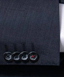 ROY ROBSON Anzug 050341797900+1295400/A401 Slim Fit, Schurwolle, Dunkelblau meliert, Dunkelblau -Anzüge & Westen Verkäufe 324136 norm4