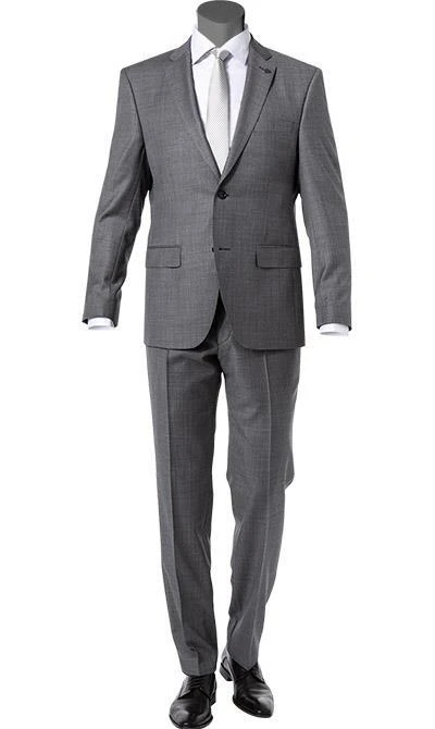 ROY ROBSON Anzug 050011215200+1267500/A020 Regular Fit, Schurwolle Super140 REDA, Grau meliert, Grau 3 ROY ROBSON Anzug 050011215200+1267500/A020 Regular Fit, Schurwolle Super140 REDA, Grau meliert, Grau